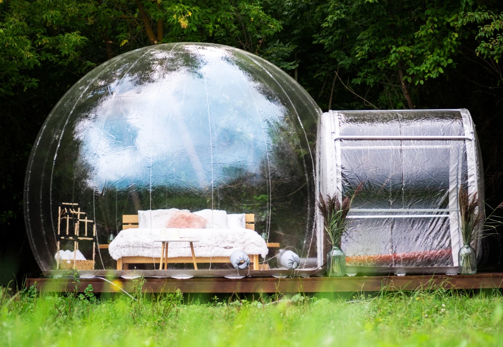 bubble tents glamping